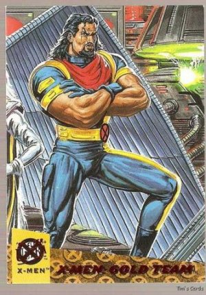 1994 Ultra X-Men Team Triptych Card #6 Bishop Gold Team