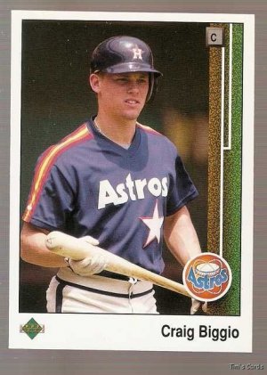 1989 Upper Deck Baseball Card #273 Craig Biggio RC NM-MT