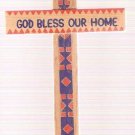 Holy Rosary Mission God Bless Our Home Wooden Cross