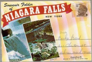 Niagara Falls New York Souvenir Folder