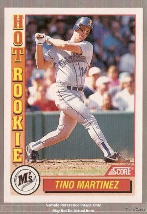 1992 Score Hot Rookies Baseball Card #7 Tino Martinez