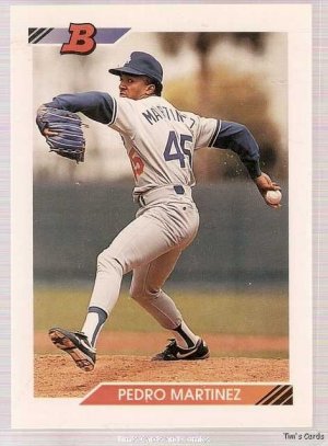 1992 Bowman Baseball Card #82 Pedro Martinez