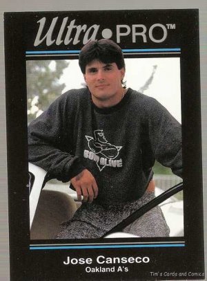 1992 Rembrandt Ultra-Pro Baseball Card #P4 Jose Canseco