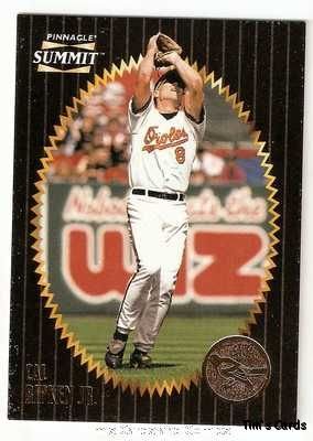 1996 Pinnacle Summit #19 Cal Ripken Jr. Baseball Card