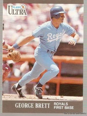 1991 Fleer Ultra Baseball Card #144 George Brett