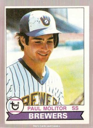 1979 Topps Baseball Card #24 Paul Molitor VG
