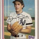 1982 Topps Baseball Card #439 Dave Righetti RC EX A