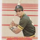 1987 Fleer Headliners Baseball Card #2 Jose Canseco