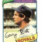 1980 Topps Baseball Card #450 George Brett EX