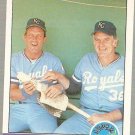 1984 Fleer Baseball Card #638 George Brett / G. Perry