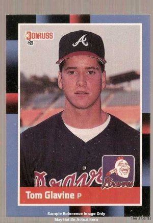 1988 Donruss Baseball Card #644 Tom Glavine Rookie EX-MT or better