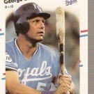 1988 Fleer Glossy Baseball Card #254 George Brett