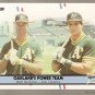 1988 Fleer Glossy Baseball Card #624 McGwire / Canseco