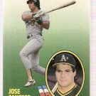 1989 Fleer All-Stars Baseball Card #2 Jose Canseco