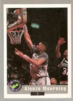 1992 Classic Promos Card #2 Alonzo Mourning
