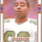 1989 Topps Football Card #121 Cris Carter Rookie
