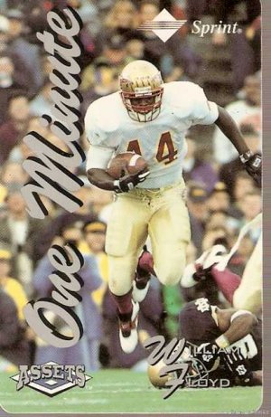 1994-95 Assets Phone Cards One Minute #29 William Floyd