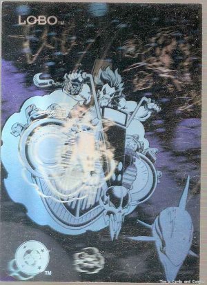 1993 DC Cosmic Teams Hologram Cards DCH13 Lobo EX