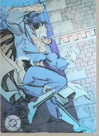 1993 DC Cosmic Teams Hologram Cards DCH15 Superman