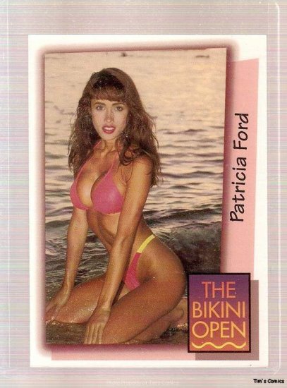 1992 The Bikini Open Patricia Ford Promo Card 1