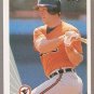 1990 Leaf Baseball Card #513 Chris Hoiles RC