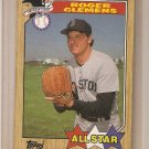 1987 Topps Baseball Card #614 Roger Clemens All Star EX-MT or Better