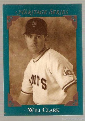 1992 Leaf Studio Baseball Card #BC8 Will Clark