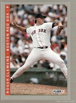 1993 Fleer Baseball Card #177 Roger Clemens