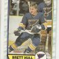 1989-90 Topps Hockey Card #186 Brett Hull NM