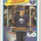 1988-89 Topps Hockey Card #194 Pierre Turgeon RC NM A