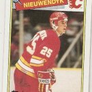 1988-89 Topps Hockey Card #16 Joe Nieuwendyk RC NM
