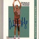 1991 Courtside Basketball Autographs #26 Donald Hodge