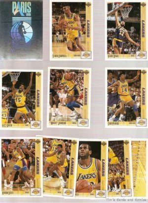 1991-92 Upper Deck McDonald's Open Paris Basketball Set