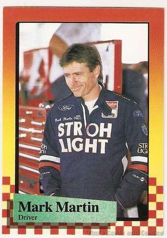 1989 Maxx Previews Racing Card #5 Mark Martin