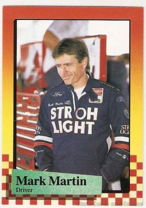 1989 Maxx Previews Racing Card #5 Mark Martin