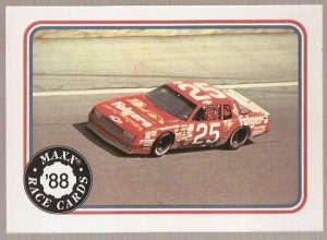 1988 Maxx Racing Card #81 Ken Schrader's Car