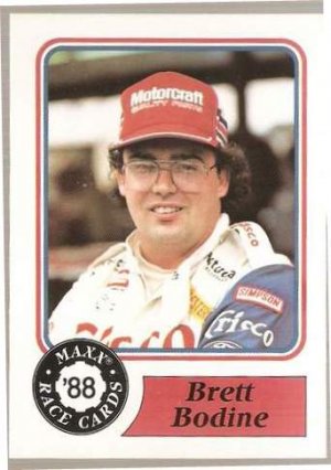 1988 Maxx Racing Card #59 Brett Bodine RC