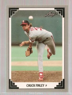 1991 Leaf Previews Baseball Card #15 Chuck Finley