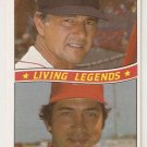 1984 Donruss Baseball Card #B Carl Yastrzemski Johnny Bench Living Legends EX-MT