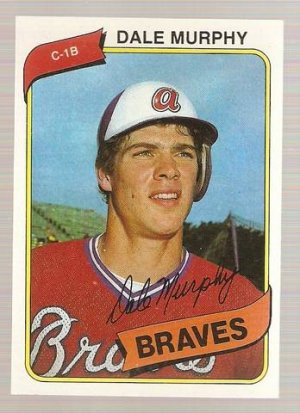 1980 Topps Baseball Card #274 Dale Murphy Atlanta Braves NM