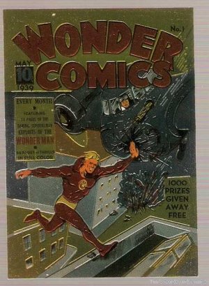 Golden Age of Comics Wonder Comics All-Chromium Promo Card