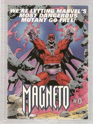 Magneto #0 Checklist Promo Card Marvel 1993 GD