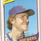 1980 Topps Baseball Card #265 Robin Yount EX-MT B
