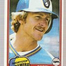 1981 Topps Baseball Card #515 Robin Yount EX-MT A