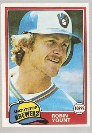 VINTAGE ROBIN YOUNT COLLECTIBLE BASEBALL CARD - 1982 TO