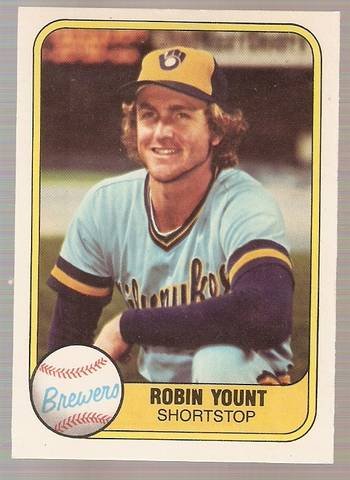 1982 Donruss Baseball Card #510 Robin Yount NM