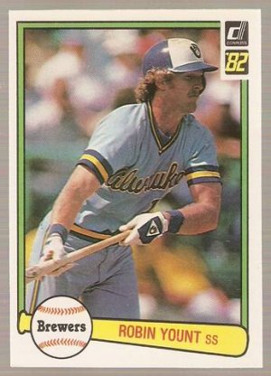 1982 Donruss Baseball Card #510 Robin Yount NM