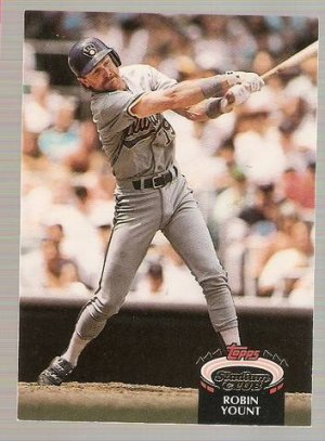 1992 Topps Stadium Club Baseball Card #450 Robin Yount NM-MT