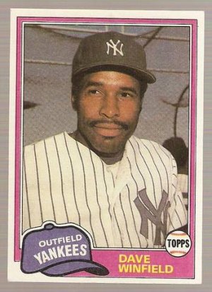 1981 Topps Traded Baseball Card #855 Dave Winfield EX-MT