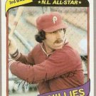 1980 Topps Baseball Card #270 Mike Schmidt Phillies EX A
